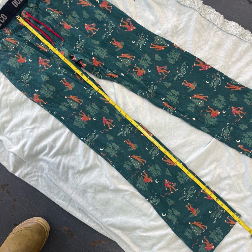 Duluth Trading Co Big Foot Christmas Pants Men's Medium - Picture 5 of 7
